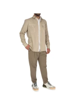 BASTONCINO MASTRICAMICIAI | HEMD LUCA BRUSTTASCHEN BEIGE Best