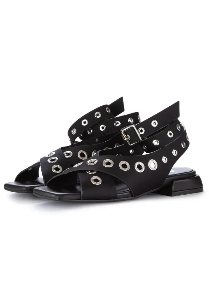 MIMMU' MIMMU' | SANDALEN RASO VITELLO RIEMEN SCHWARZ Outlet