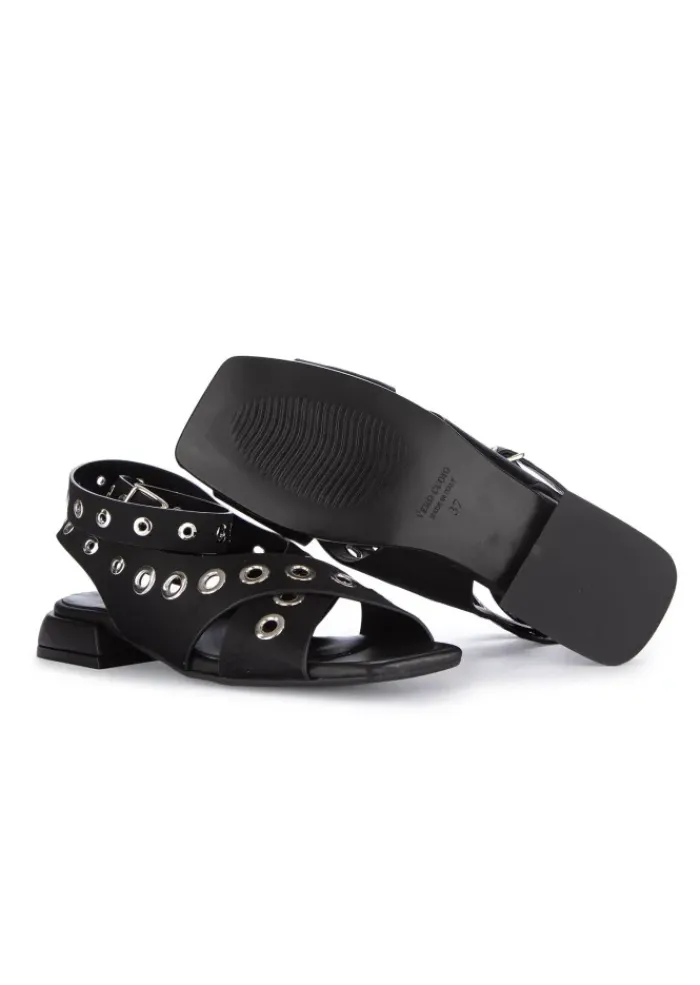 MIMMU' MIMMU' | SANDALEN RASO VITELLO RIEMEN SCHWARZ Outlet