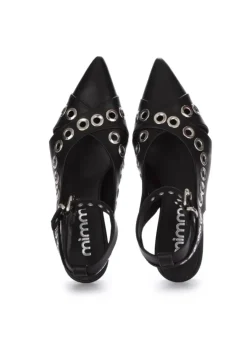 MIMMU' MIMMU' | SLINGBACK BALLERINAS VITELLO RIEMEN SCHWARZ Discount