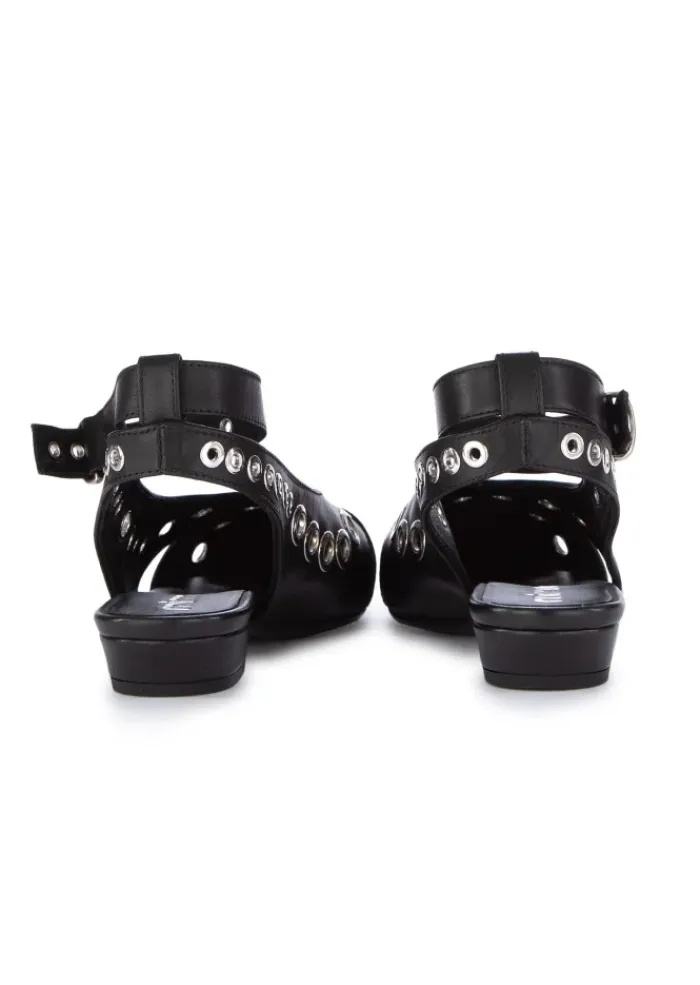 MIMMU' MIMMU' | SLINGBACK BALLERINAS VITELLO RIEMEN SCHWARZ Discount
