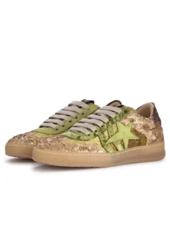 MIMMU' MIMMU' | SNEAKER PAILETTES GRÜN GOLD Online