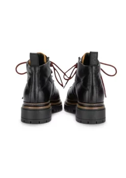 MJUS | GEPOLSTERTE STIEFELETTEN LEDER SCHWARZ Best