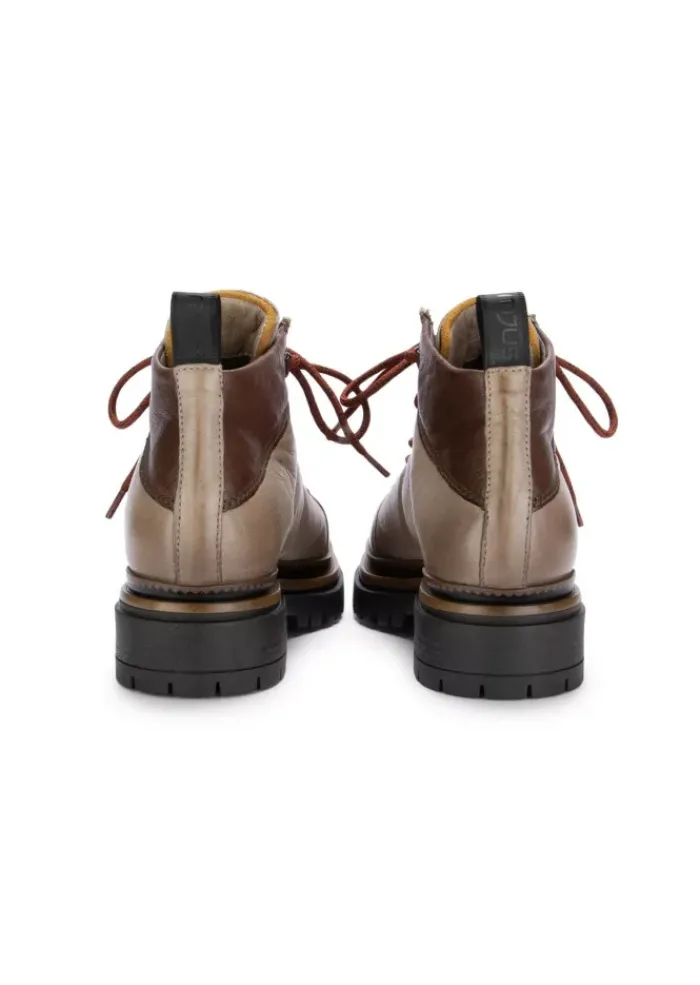 MJUS | GEPOLSTERTE STIEFELETTEN LEDER HELLBRAUN Hot