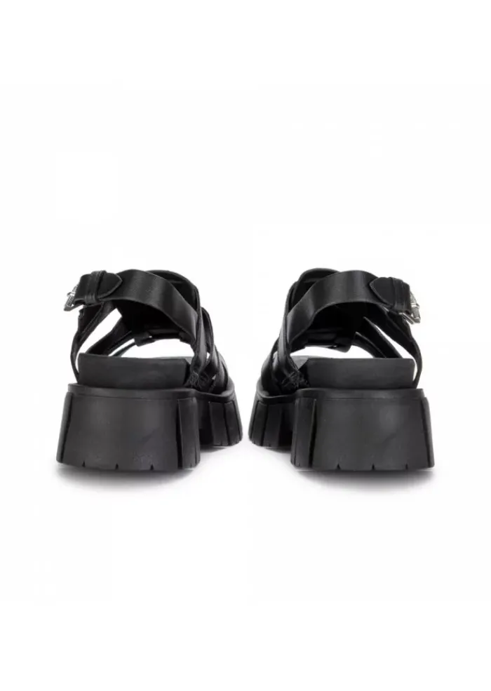 MJUS | PLATFORMSANDALEN MAXI SOHLE SCHWARZ Outlet