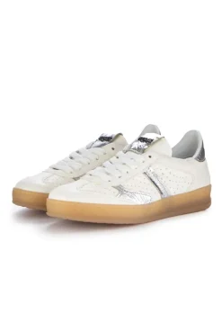 MJUS | SNEAKER SPORTY RETRO WEIß SILBER Clearance