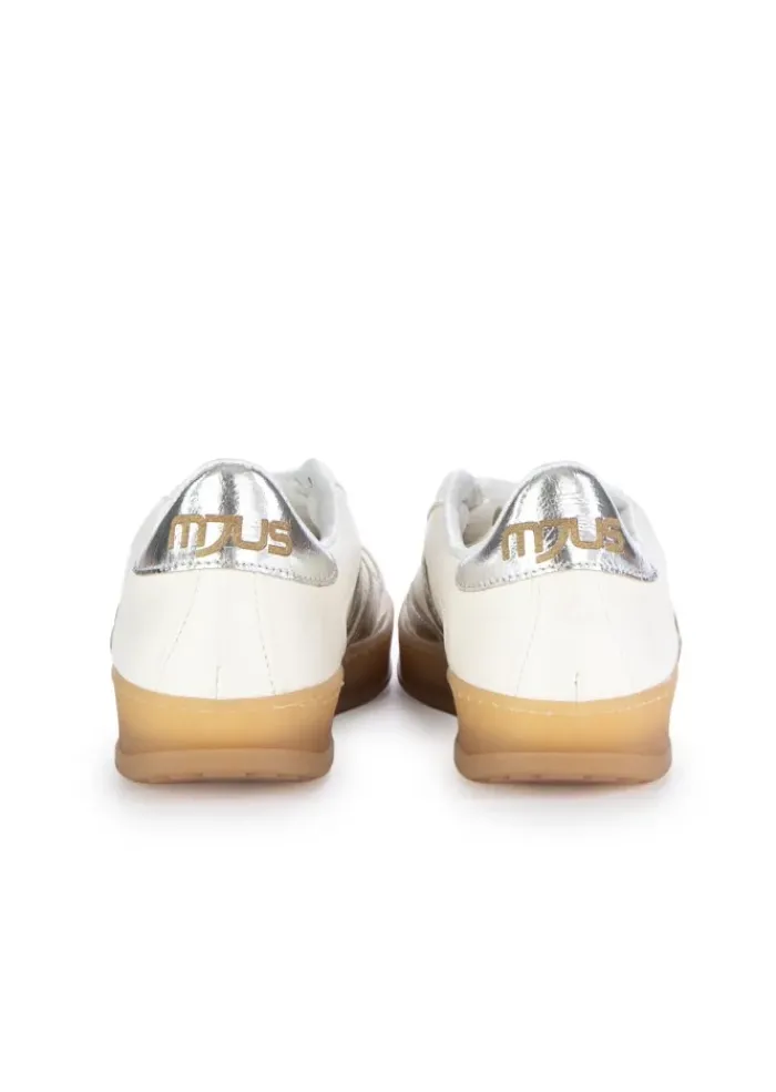 MJUS | SNEAKER SPORTY RETRO WEIß SILBER Clearance