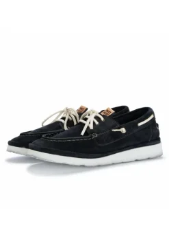 MOMA | FLACHE SCHUHE YACHT WILDLEDER NAVY BLAU Clearance