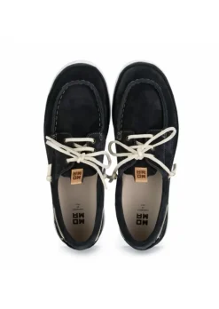 MOMA | FLACHE SCHUHE YACHT WILDLEDER NAVY BLAU Clearance