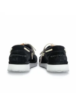 MOMA | FLACHE SCHUHE YACHT WILDLEDER NAVY BLAU Clearance