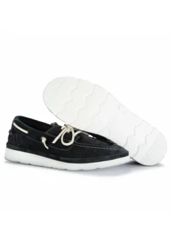 MOMA | FLACHE SCHUHE YACHT WILDLEDER NAVY BLAU Clearance