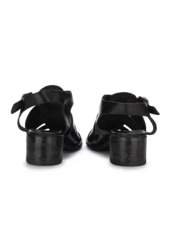 MOMA | SANDALEN MIT ABSATZ PECO PECOS OIL SCHWARZ Fashion