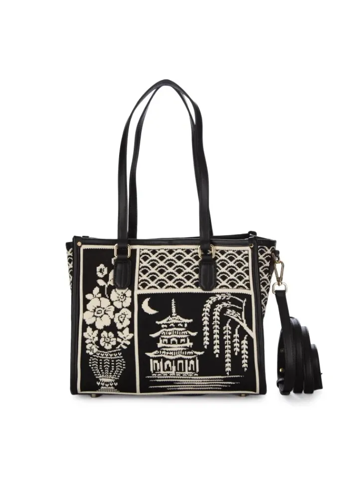 MY BEST BAG | SCHULTERTASCHE ATENA WILLOW SMALL SCHWARZ WEIß Outlet