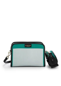 MY BEST BAG | SCHULTERTASCHE GARDEN WEISS GRÜN SCHWARZ Fashion
