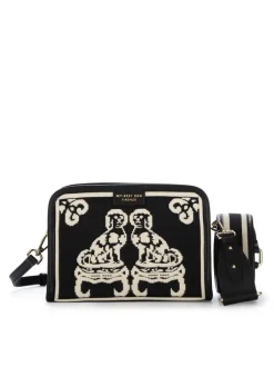 MY BEST BAG | SCHULTERTASCHE ATENA WILLOW SCHWARZ CREMEWEIß Clearance