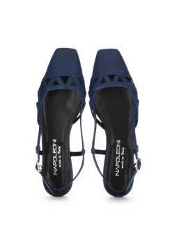 NAPOLEONI | FLACHE SANDALEN NAPPA BLAU Hot