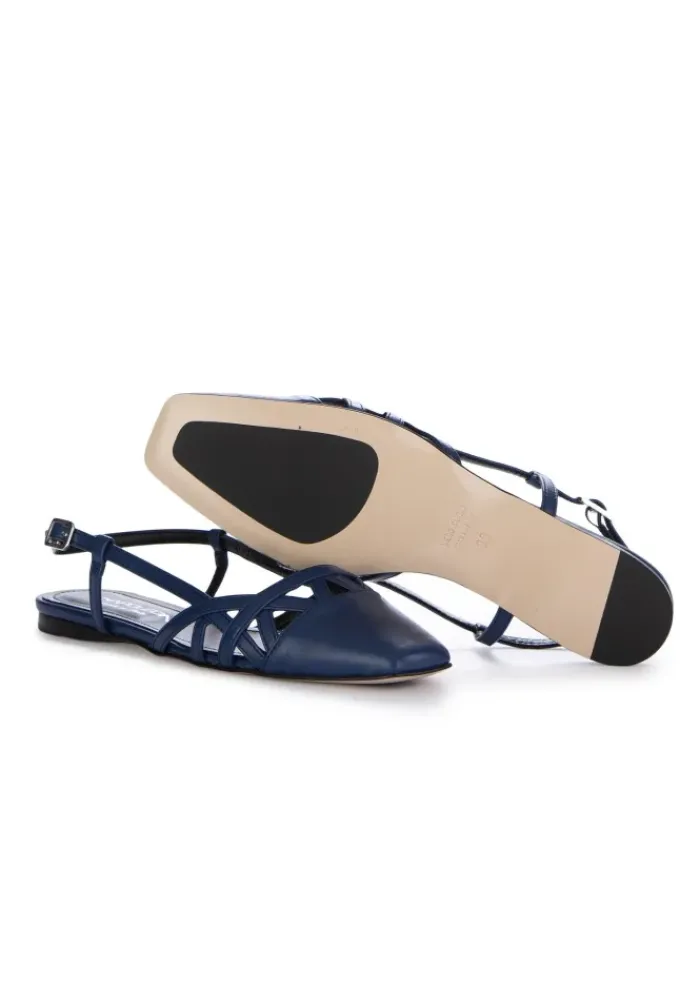 NAPOLEONI | FLACHE SANDALEN NAPPA BLAU Hot