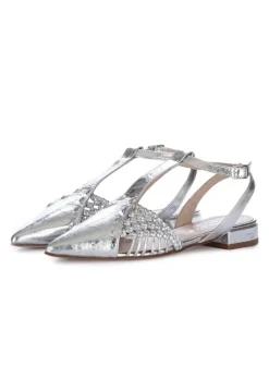 NAPOLEONI | SLINGBACK SANDALEN CRACK SILBER Online