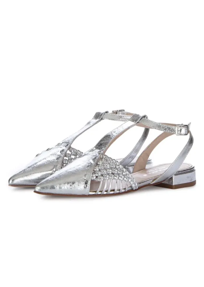 NAPOLEONI | SLINGBACK SANDALEN CRACK SILBER Online