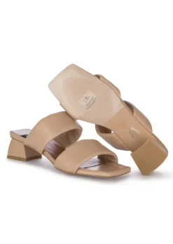 ÁNGEL ALARCÒN ÀNGEL ALARCÒN | SANDALEN MIT ABSATZ GENIE BEIGE Hot