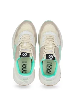 NO NAME | SNEAKER CARTER JOGGER BEIGE WASSERGRÜN Clearance