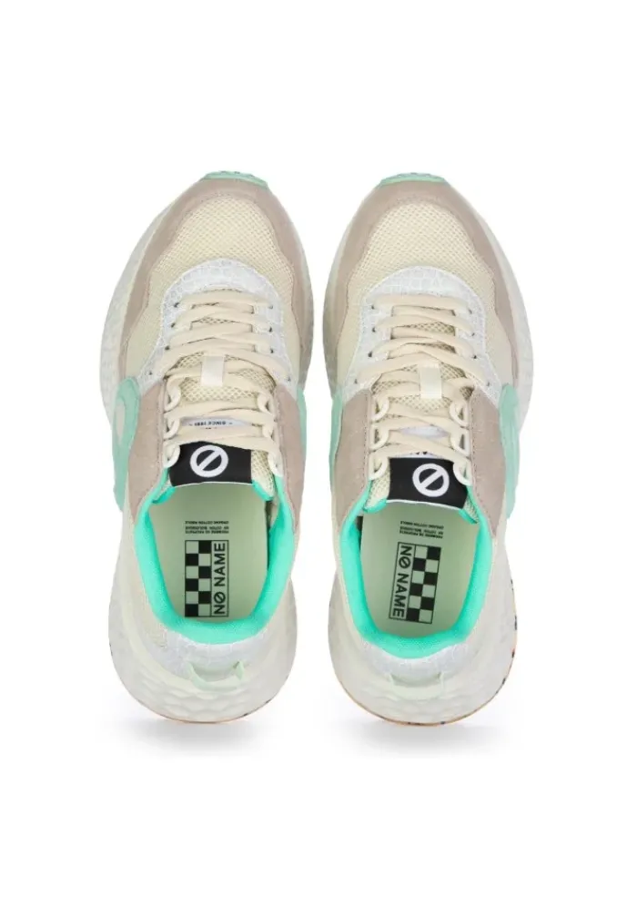 NO NAME | SNEAKER CARTER JOGGER BEIGE WASSERGRÜN Clearance