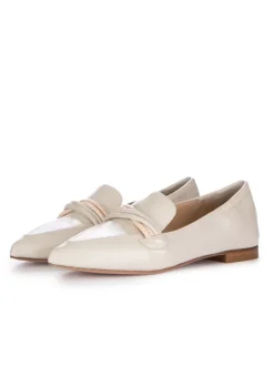 NOA | BALLERINAS MIT SPITZE VERLUX MILK CREMEWEIß Fashion