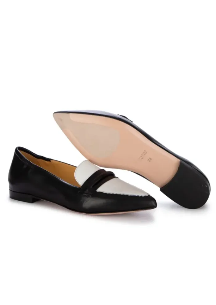 NOA | LOAFER SPITZE NAPPA SCHWARZ WEISS Hot