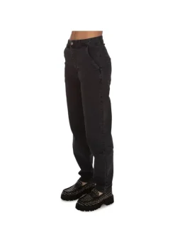 NOUMENO CONCEPT | JEANS GERADE BEIN SCHWARZ New