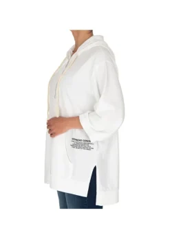 NOUMENO CONCEPT | SWEATSHIRT OVERSIZE KAPUZE WEIß Best