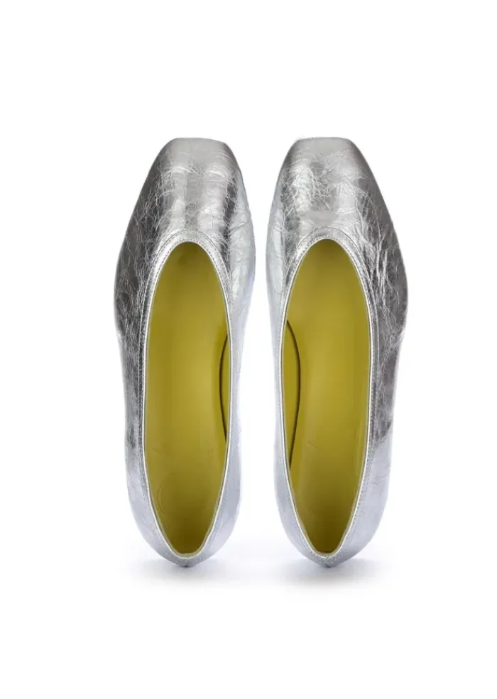 OA NON-FASHION | BALLERINAS TEO BOMBER SILBER Outlet