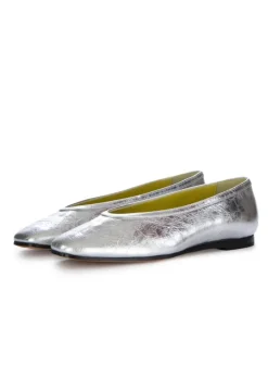 OA NON-FASHION | BALLERINAS TEO BOMBER SILBER Outlet