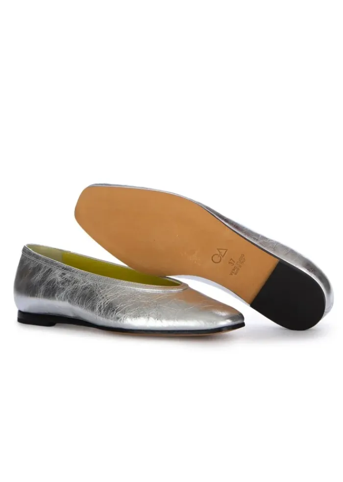 OA NON-FASHION | BALLERINAS TEO BOMBER SILBER Outlet