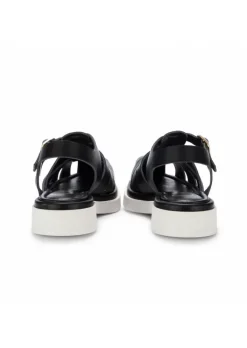 OA NON-FASHION | SANDALEN CAGED DESIGN CALF SCHWARZ Clearance