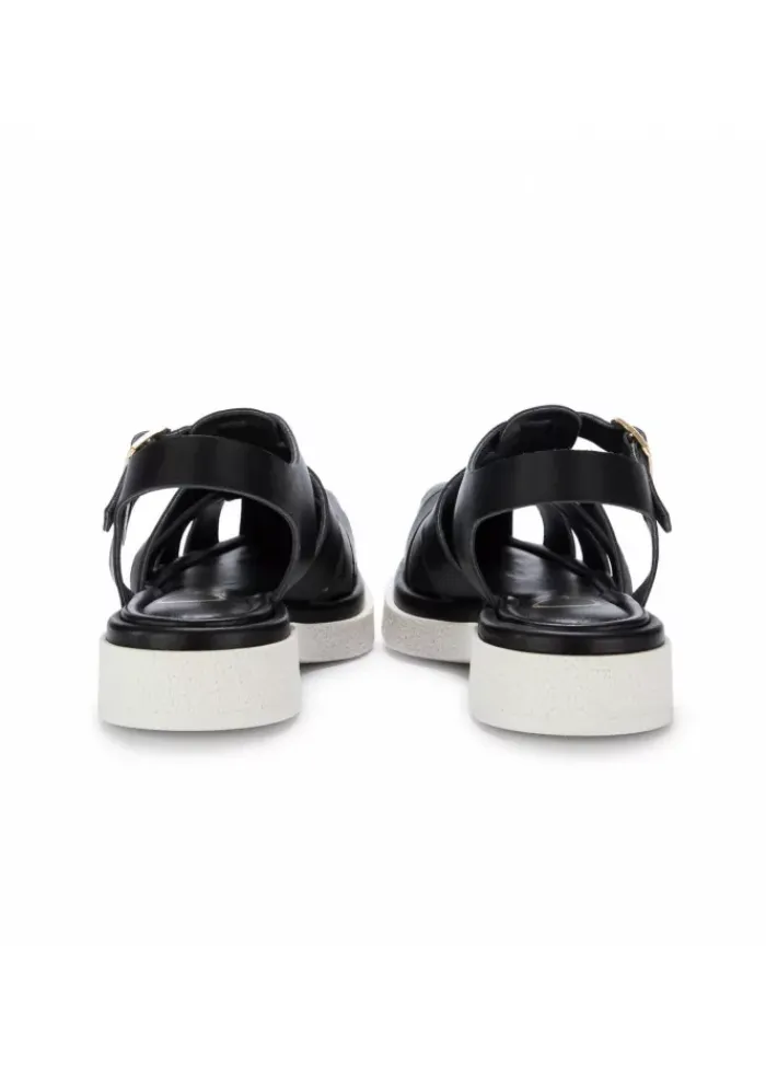 OA NON-FASHION | SANDALEN CAGED DESIGN CALF SCHWARZ Clearance