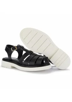 OA NON-FASHION | SANDALEN CAGED DESIGN CALF SCHWARZ Clearance