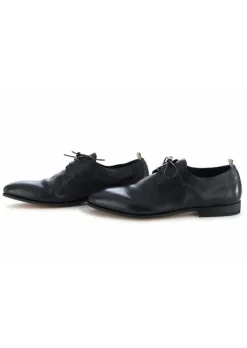 OFFICINE CREATIVE | SCHNÜRSCHUHE LEDER GEFÜTTERT BLAU Discount