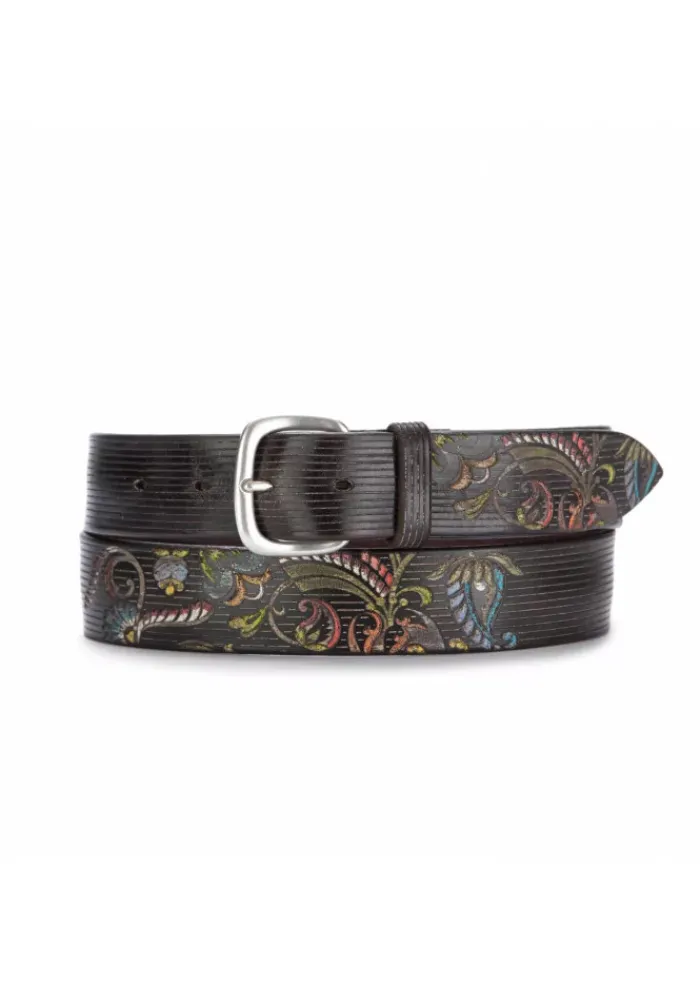 ORCIANI | GÜRTEL PAISLEY LEDER BRAUN Best