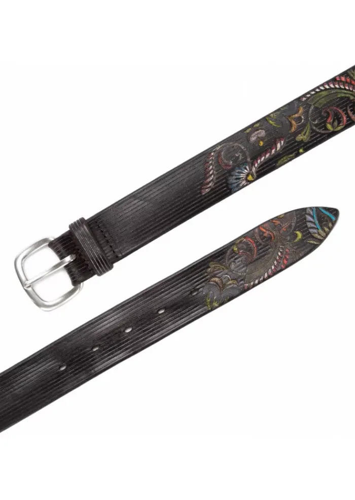 ORCIANI | GÜRTEL PAISLEY LEDER BRAUN Best