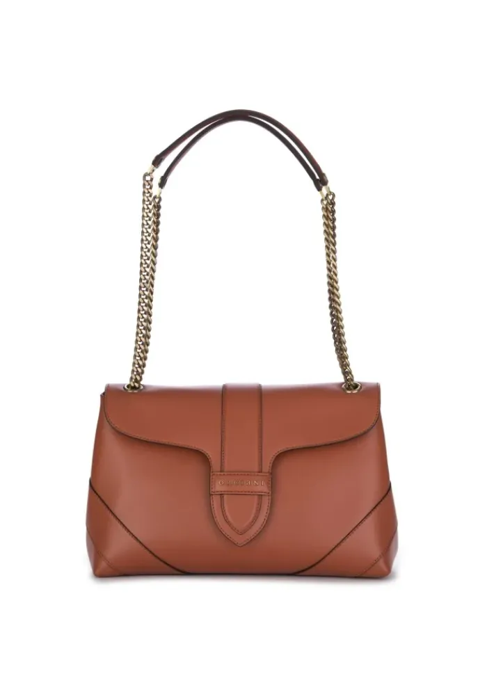 ORCIANI | SCHULTERTASCHE ALMA COUTURE ROST BRAUN Discount