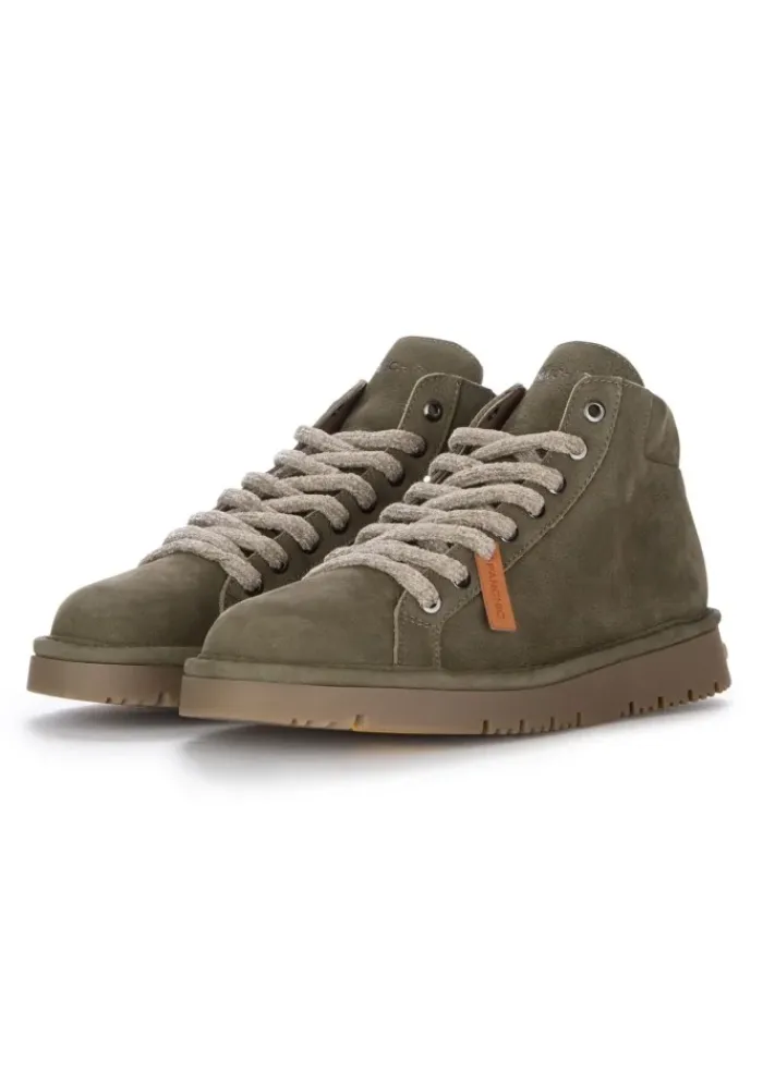 PANCHIC | HOHE SNEAKER LEDER GRÜN Hot