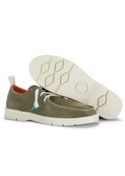 PANCHIC | SCHNÜRSCHUHE WILDLEDER SALBGRÜN Best