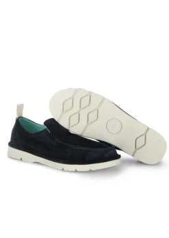 PANCHIC | SLIP ON WILDLEDER BLAU NACHT Discount