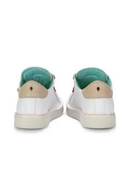 PANCHIC | SNEAKER LEDER WILDLEDER WEIß BEIGE Clearance