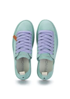 PANCHIC | SNEAKER WILDLEDER WASSERGRÜN New