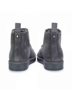 PANCHIC | STIEFELETTEN AUS WILDLEDER BLAU GRAU Best