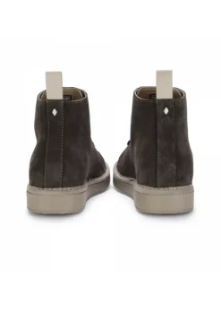 PANCHIC | STIEFELETTEN AUS WILDLEDER BLAU BRAUN Fashion