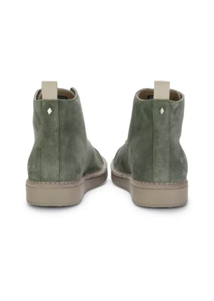 PANCHIC | STIEFELETTEN AUS WILDLEDER GELB GRÜN Clearance