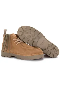 PANCHIC | STIEFELETTEN WILDLEDER HELLBRAUN Fashion