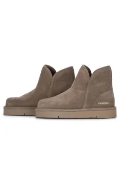PANCHIC | STIEFELETTEN WILDLEDER GRAU Clearance